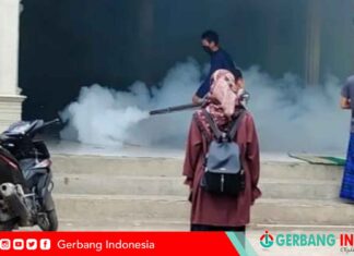 Antisipasi Kasus DBD, Puskesmas Sakra Rutin Lakukan Fogging