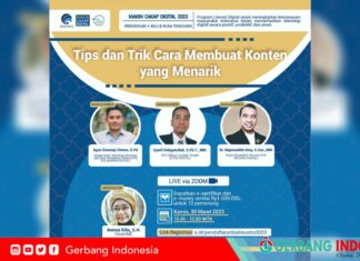 Ikuti Webinar Kemenkominfo, Bahas Tips dan Trik Membuat Konten Digital yang Menarik
