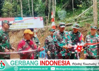 TMMD ke-126 Resmi Ditutup, Danrem 162/WB Resmikan Jembatan Penghubung Giri Madya – Dasan Geria