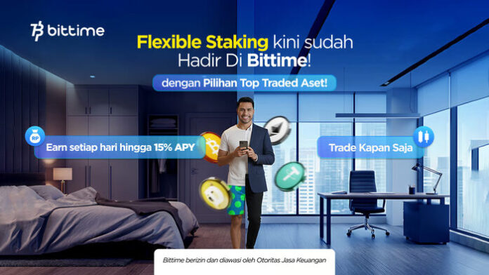 Bittime Resmi Luncurkan Fleksibel Staking dengan Top-Traded Assets, Hadirkan APY Tertinggi di Indonesia