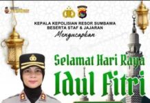 Kapolres Sumbawa Beserta Staf dan Jajaran Mengucapkan Selamat Hari Raya Idul Fitri 1 Syawal 1447 Hijriyah