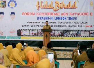 Halal Bihalal ASN K2, Bupati Lotim Tekankan Kolaborasi dan Birokrasi Bersih