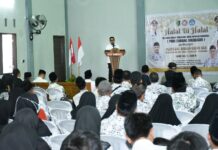 Momen Kebersamaan di Masbagik, PGRI Resmikan Sekretariat dan Antar Jemaah Haji