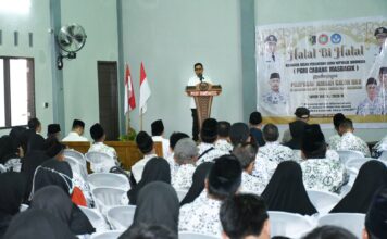 Momen Kebersamaan di Masbagik, PGRI Resmikan Sekretariat dan Antar Jemaah Haji