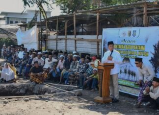 Awal Pembangunan Masjid Al-Muttaqin Suralaga, Pemprov NTB Janjikan Bantuan dan Pendampingan