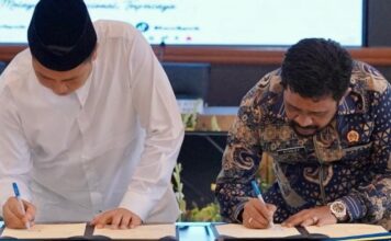 Teken MoU Pertanahan, Kakanwil BPN NTB dan Gubernur NTB Disaksikan Menteri Nusron