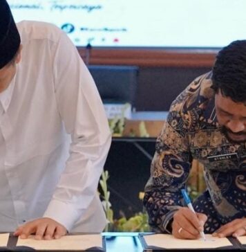 Teken MoU Pertanahan, Kakanwil BPN NTB dan Gubernur NTB Disaksikan Menteri Nusron