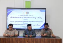 Penandatanganan MoU, Kanwil BPN NTB dengan Institut Agama Islam Qomarul Huda Bagu Pringgarata Sinergi Sektor Pertanahan dan Pendidikan