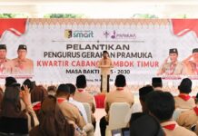 Pelantikan Pengurus Pramuka Lotim 2025–2030, Bupati Dorong Organisasi Lebih Aktif dan Inovatif