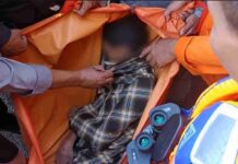 Korban Hanyut di Pantai Ampenan Ditemukan Meninggal Dunia, Polisi dan Tim SAR Lakukan Evakuasi