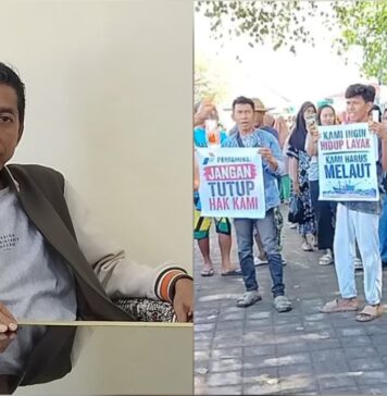 Ratusan Nelayan Keruak Tuntut Tambahan Kuota BBM, SPBN Tanjung Luar Didatangi Massa