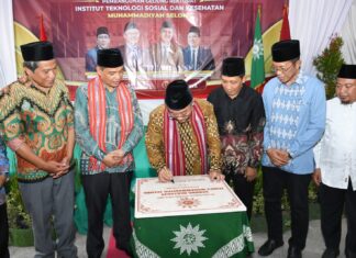 Groundbreaking Gedung Rektorat ITSKes Muhammadiyah Selong Jadi Momentum Penguatan Pendidikan Tinggi di Lombok Timur