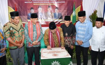 Groundbreaking Gedung Rektorat ITSKes Muhammadiyah Selong Jadi Momentum Penguatan Pendidikan Tinggi di Lombok Timur