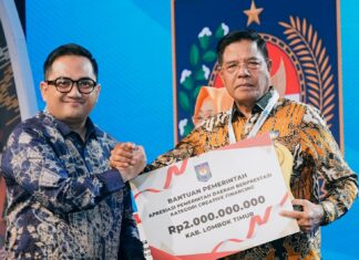 Lombok Timur Masuk Jajaran Daerah Terbaik Regional NTB-Maluku dalam Pengelolaan Pembiayaan