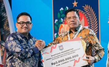Lombok Timur Masuk Jajaran Daerah Terbaik Regional NTB-Maluku dalam Pengelolaan Pembiayaan