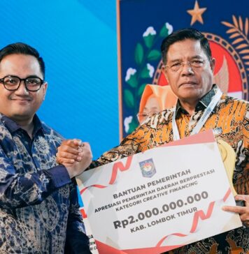 Lombok Timur Masuk Jajaran Daerah Terbaik Regional NTB-Maluku dalam Pengelolaan Pembiayaan