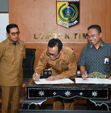 Bupati Haerul Warisin Dorong Perlindungan Kesehatan Pekerja di Lombok Timur Diperluas