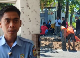 Tindaklanjuti Instruksi Dirut, Kacab PDAM Selong Benahi Jaringan Pipa Ahmad Yani