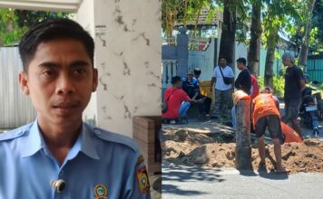 Tindaklanjuti Instruksi Dirut, Kacab PDAM Selong Benahi Jaringan Pipa Ahmad Yani