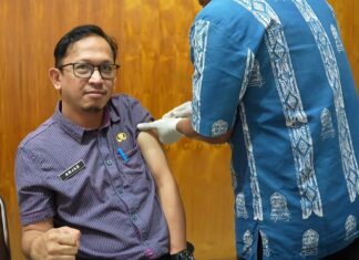 Vaksinasi MR Dimulai di RSUD dr. R. Soedjono Selong, Pegawai Jadi Sasaran Perlindungan Kesehatan