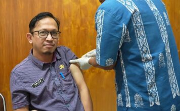 Vaksinasi MR Dimulai di RSUD dr. R. Soedjono Selong, Pegawai Jadi Sasaran Perlindungan Kesehatan