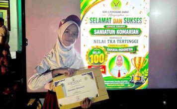 Saniatun Komariah, Gadis Kecil Pemenang Barat Pembawa Nilai Sempurna di Panggung Nasional