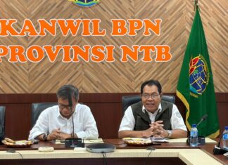 Direktorat KTPP Kunjungi Kanwil BPN Provinsi NTB Memastikan Kualitas Pelaksanaan Konsolidasi Tanah melalui Monev Terpadu