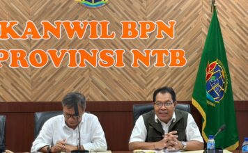 Direktorat KTPP Kunjungi Kanwil BPN Provinsi NTB Memastikan Kualitas Pelaksanaan Konsolidasi Tanah melalui Monev Terpadu