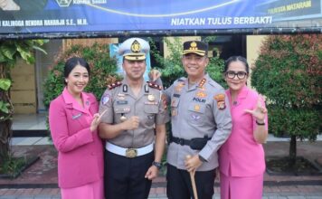 Resmi Sandang Pangkat Kompol, Kasat Lantas Polresta Mataram Berkomitmen Tingkatkan Pengabdian