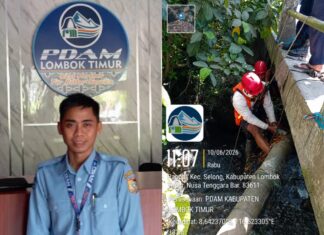 PDAM Lombok Timur Perkuat Standar K3 untuk Cegah Kecelakaan Kerja Petugas