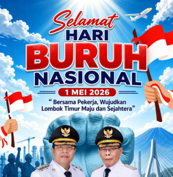 Pemkab Lombok Timur Ajak Pekerja Jadi Penggerak Kemajuan Daerah pada Hari Buruh Nasional 2026