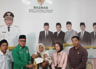 Baznas Lombok Timur Ringankan Beban Keluarga PMI Korban Tabrak Lari di Malaysia dengan Bantuan Rp5 Juta