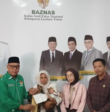 Baznas Lombok Timur Ringankan Beban Keluarga PMI Korban Tabrak Lari di Malaysia dengan Bantuan Rp5 Juta