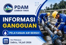 PDAM Lombok Timur Benahi Pipa Distribusi, Layanan Air Bersih di Pemongkong dan Paremas Terdampak
