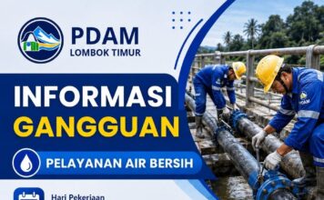 PDAM Lombok Timur Benahi Pipa Distribusi, Layanan Air Bersih di Pemongkong dan Paremas Terdampak