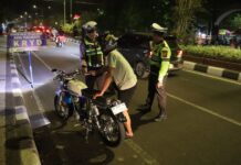 Dukung Porprov XII NTB, Polresta Mataram Bersihkan Jalanan dari Knalpot Brong dan Sajam