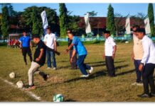 Dirut PDAM dan Ketua DPRD Lombok Timur Resmikan Pemuda Cup Keruak, Jadi Momentum Pembinaan Pesepak Bola Muda