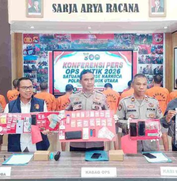 Hasil Operasi Antik Rinjani 2026: Polres Lombok Utara Ungkap 12 Kasus Narkoba, Seret 14 Tersangka Termasuk Pelajar