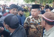 AKP Sayum dan H. Mustafa Kawal Aksi Damai di Polres Lotim, Sinergi Jaga Stabilitas dan Ruang Demokrasi