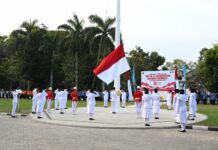 Merah Putih Kembali ke Peraduan, HUT ke-81 RI di Lombok Timur Ditutup Khidmat