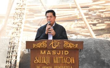 Bupati Lotim Pastikan Pembangunan Masjid Sulukul Muttaqin Dapat Dukungan Pemda