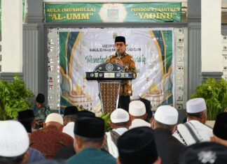 Bupati Lotim Paparkan Agenda Daerah di Tengah Peringatan Maulid Yadinu Masbagik