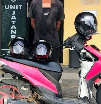Curi Helm di Parkiran RSUD NTB, Pria Asal Lombok Tengah Dibekuk Polisi