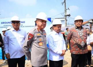 Kapolda Banten Hadiri Peletakan Batu Pertama Kantor DPD RI, Simbol Penguatan Sinergi Pemerintah Pusat dan Daerah