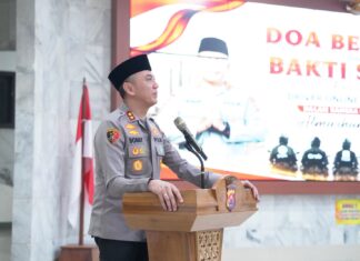 Kenang Affan, Polres Cilegon Bersama Ratusan Ojol Gelar Doa dan Berbagi Bantuan