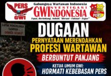 Ucapan Diduga Merendahkan Insan Pers Jadi Polemik, GWI Ingatkan Penyelesaian Melalui Mekanisme Hukum