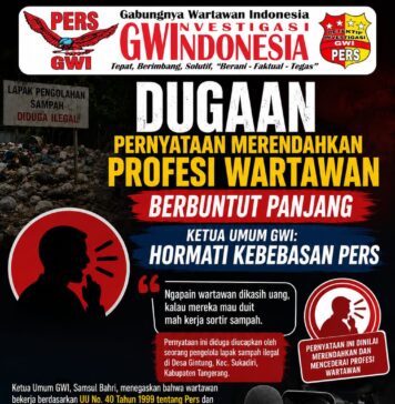 Ucapan Diduga Merendahkan Insan Pers Jadi Polemik, GWI Ingatkan Penyelesaian Melalui Mekanisme Hukum