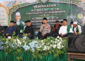 Haul Ke-15 TGH L. Muhammad Nuh Digelar di Jerowaru, 750 Jamaah Ikuti Doa dan Tausiah