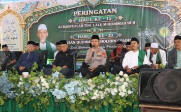 Haul Ke-15 TGH L. Muhammad Nuh Digelar di Jerowaru, 750 Jamaah Ikuti Doa dan Tausiah