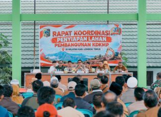 Kejar Target KDKMP, Pemkab Lombok Timur Siapkan Empat Skema Pembebasan Lahan